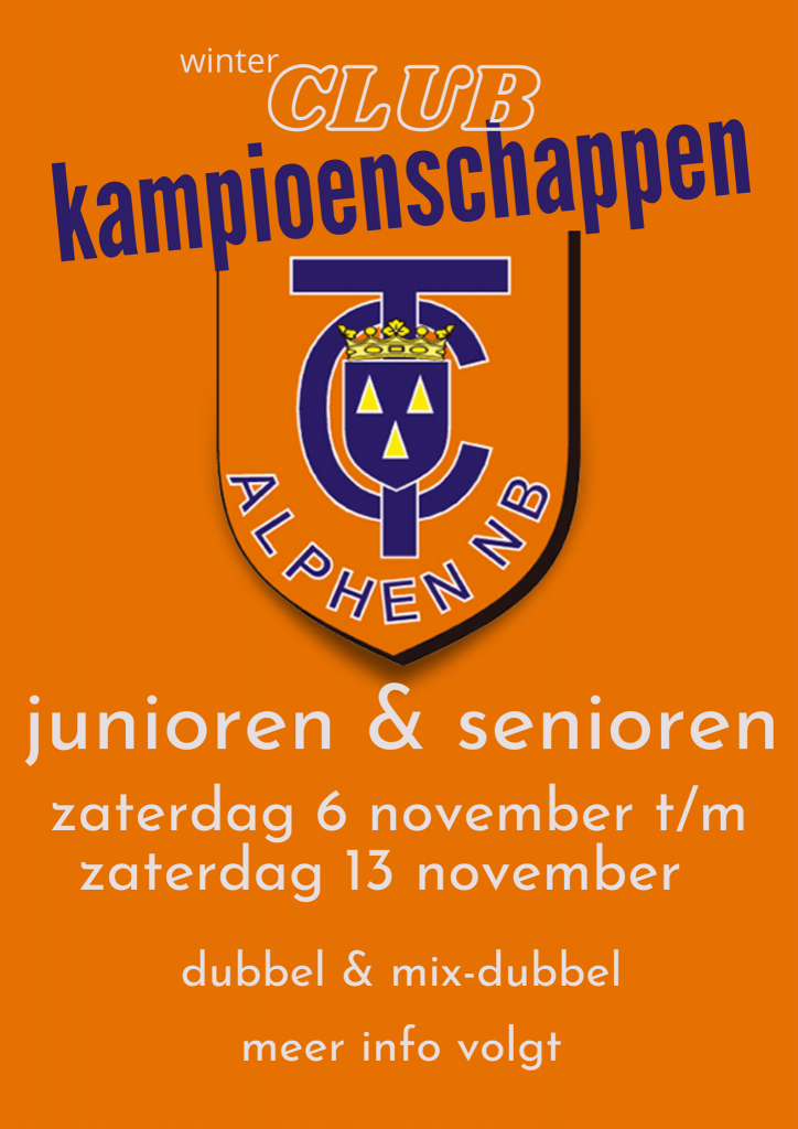 WINTER CLUB KAMPIOENSCHAPPEN